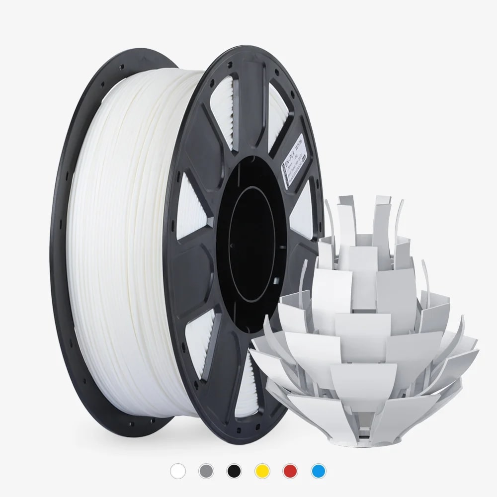 Official Creality PLA Filament 1.75mm, Hyper PLA High Speed 30-600mm/s 3D  Printer Filament PLA, 1KG(2.2lbs) Spool White PLA, Dimensional Accuracy