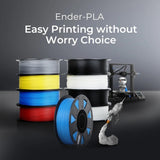 1,75 mm de la impresora 3D PLA Filamento 2 kg (negro/blanco/gris/azul)