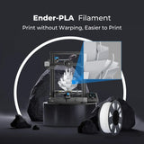 1,75 mm 3D -Drucker -PLA -Filament 2 kg (schwarz/weiß/grau/blau)